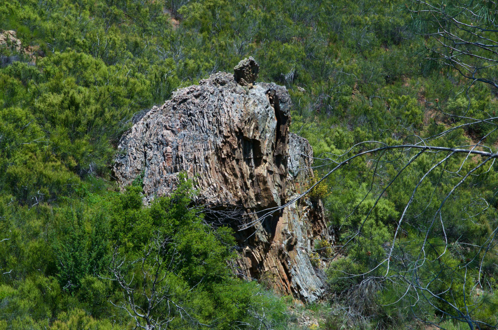 Outcrop off Bear Spring Road, just north of Mississippi Lake