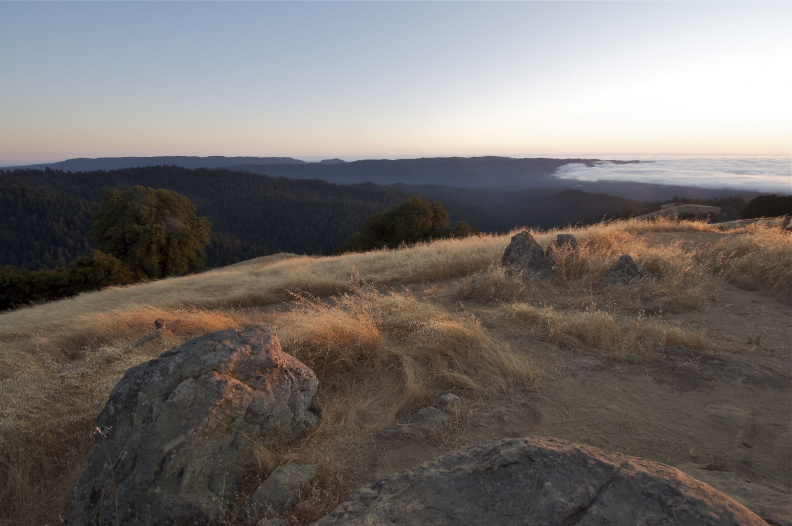 View from 'Philosophers Rock', near sunset