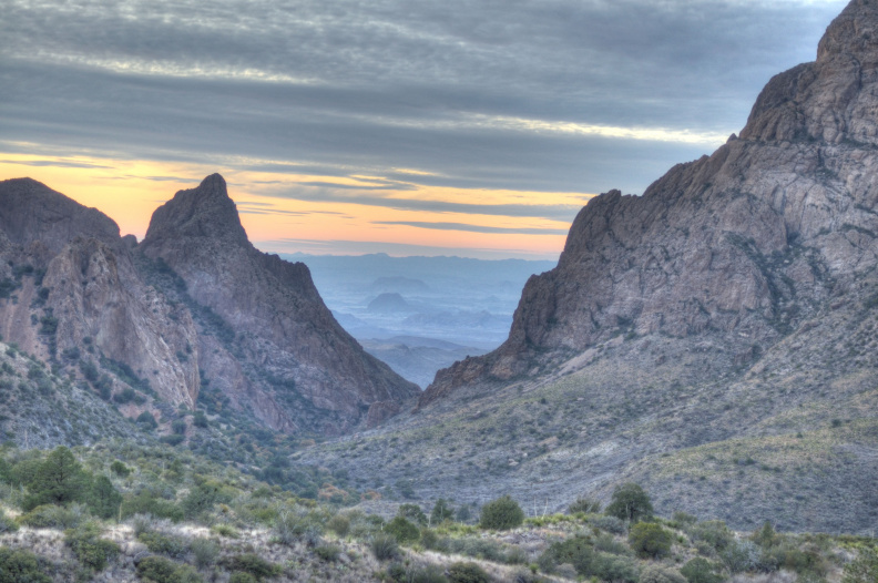 Sunset from Chisos Basin, Big Bend National Park, Texas