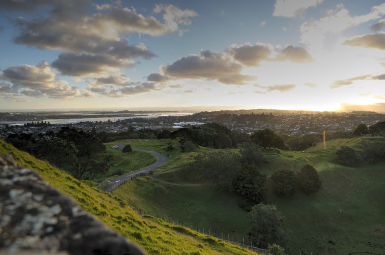 Summer Solstice Sunset (from One Tree Hill, Auckland)