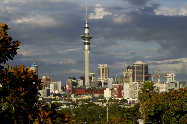 Downtown Auckland, from Ponsonby