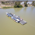 Cable ferry across the Murray River at Waikerie
