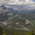 Banff, Alberta, from atop Sulphur Mountain
