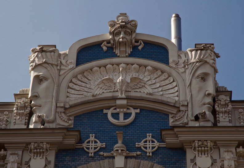 Early 20th-Century 'Art Nouveau' architecture in Riga
