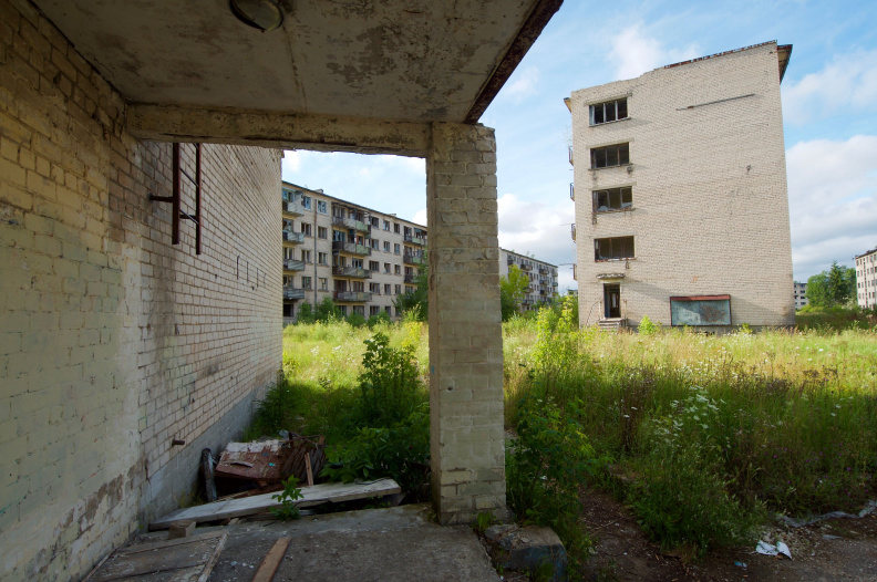 Skrunda-1 - an abandoned Soviet military base