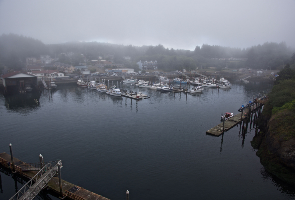 Depoe Bay, Oregon - the world's smallest natural navigable harbor 