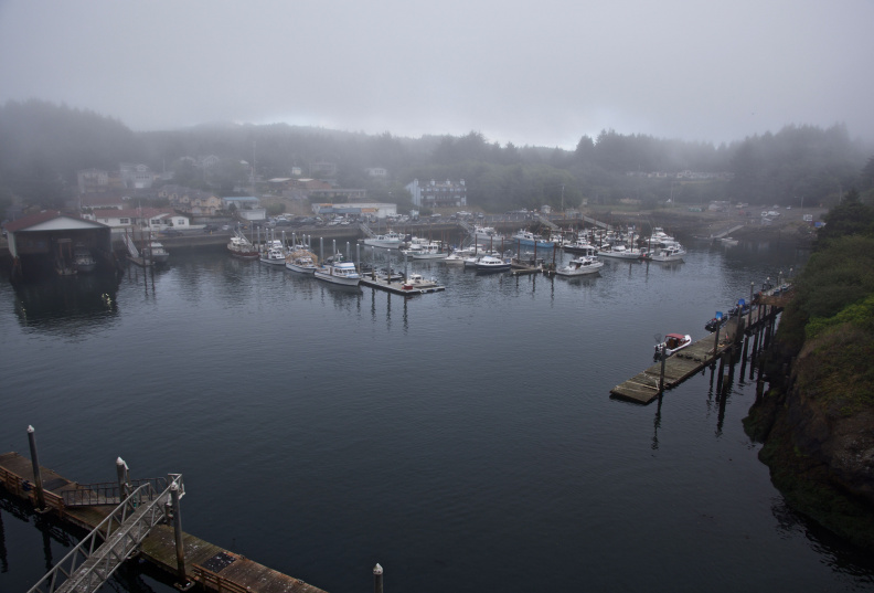 Depoe Bay, Oregon - the world's smallest natural navigable harbor 