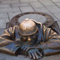 'Cumil the Sewer Worker', Bratislava, Slovakia