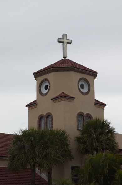 The famous "church that looks like a chicken" in Madeira Beach