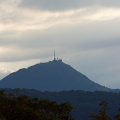 Clermont-Ferrand is dominated by this 4,800' extinct volcanic cone - 'Puy de Dôme'