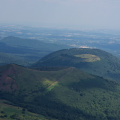 Puy de Dôme is part of a chain of extinct volcanic cones