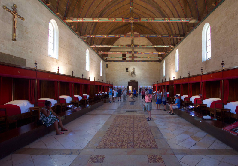 'Room of the Poor' in the 'Hospices de Beaune'
