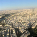 The obligatory panorama from the top of the Eiffel Tower