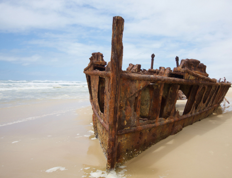 Wreck of the 'Maheno'