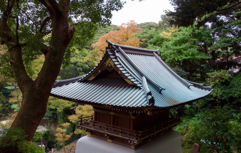 Temple on Enoshima Island