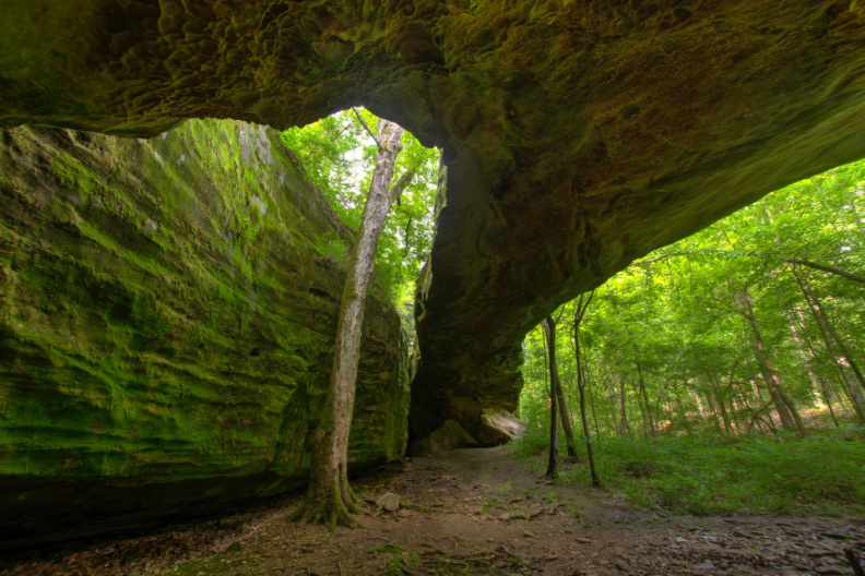 Mantle Rock - 'The largest freestanding arch east of the Mississippi'