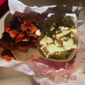 'Burnt Ends' and Potato Salad, at Arthur Bryant's Barbeque, Kansas City