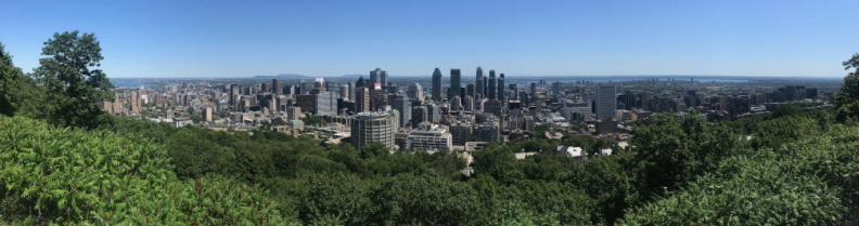 Downtown Montreal from Mont Royal
