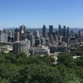 Downtown Montreal from Mont Royal