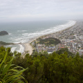 Mount Maunganui on an overcast day