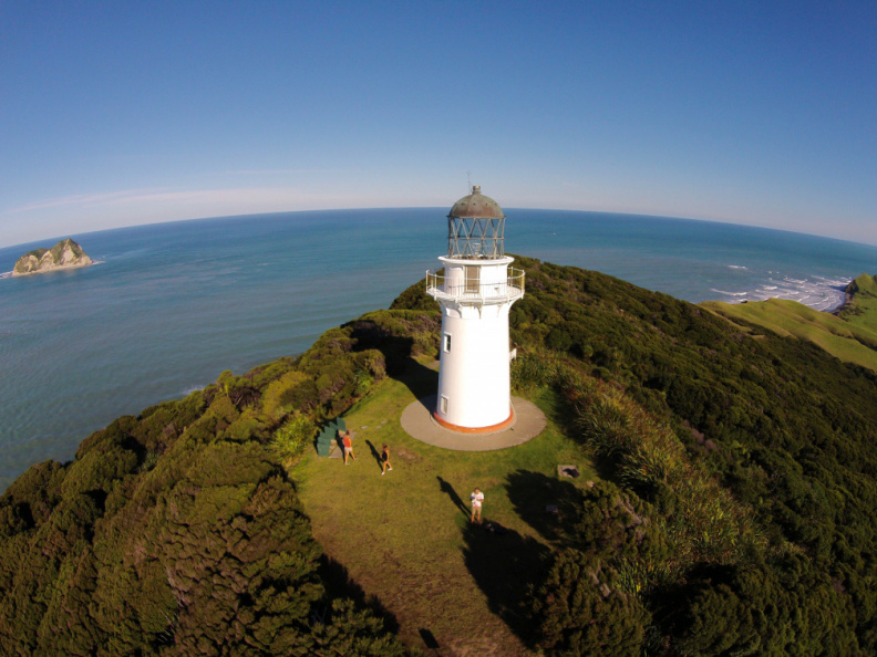 East Cape lighthouse (said to be the easternmost lighthouse in the world)