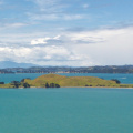 Brown's Island (foreground); Motuihe Island; Waiheke Island; Coromandel Peninsula (background)