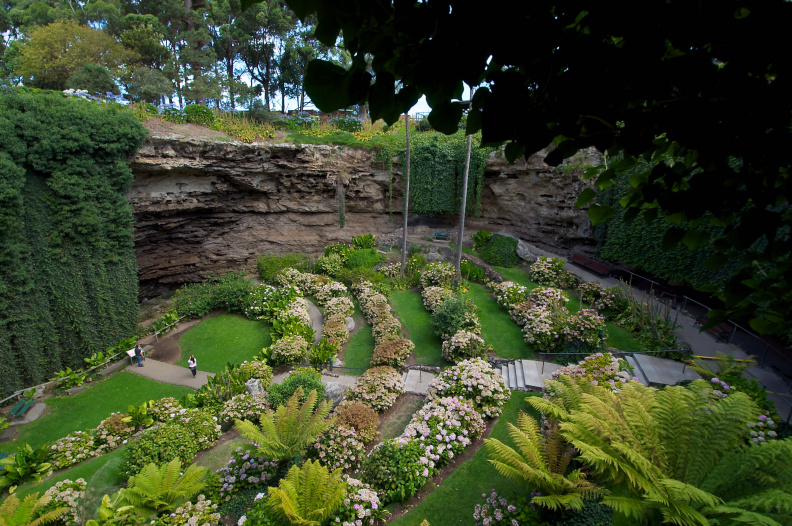 Umpherston Sinkhole, Mount Gambier (just across the border in South Australia)