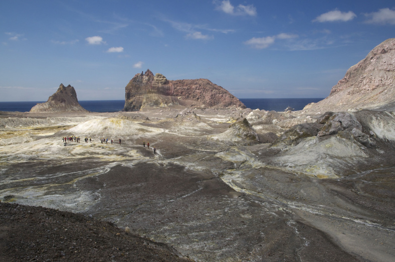 White Island: Looking back from near the crater rim