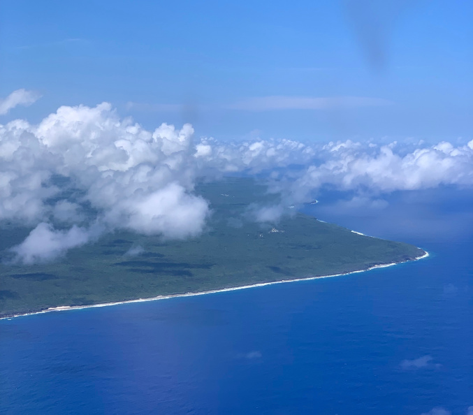 Flying into Niue