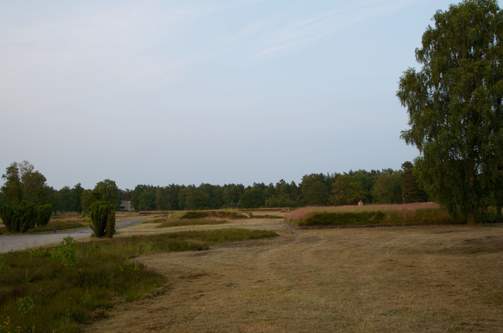 Site of the Bergen-Belsen concentration camp. (Each of the large mounds is a mass grave.)