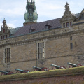 Cannons on display at Kronborg ("Elsinore") Castle
