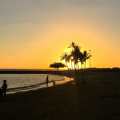 Waikiki Beach at sunset