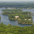 "Thousand Islands" (in the St. Lawrence River, near the border with New York State)