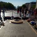 The Tomb of the Unknown Soldier (at the Arc de Triomphe)
