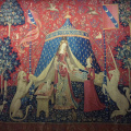 'The Lady and the Unicorn' - a famous tapestry (from around 1500) at the Cluny Museum