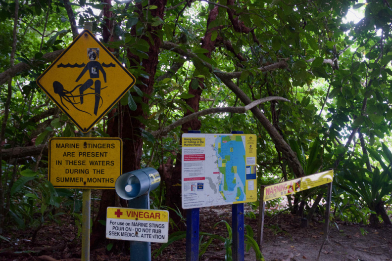 Cape Tribulation - Lots of warning signs!