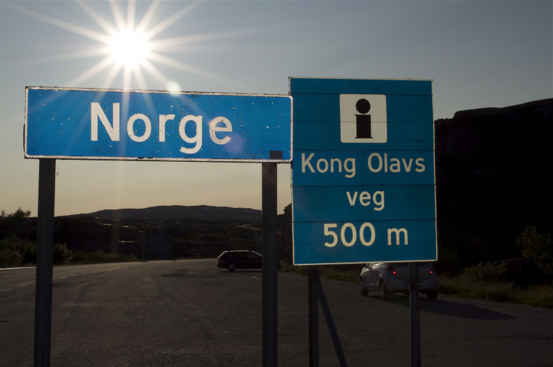 At the Sweden-Norway border - looking into Norway