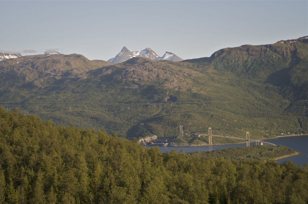 Approaching Narvik, Norway
