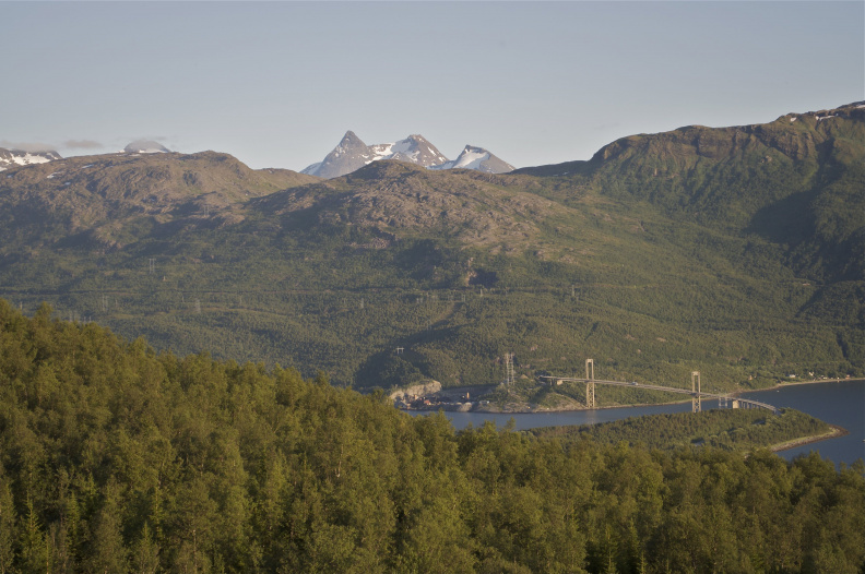 Approaching Narvik, Norway