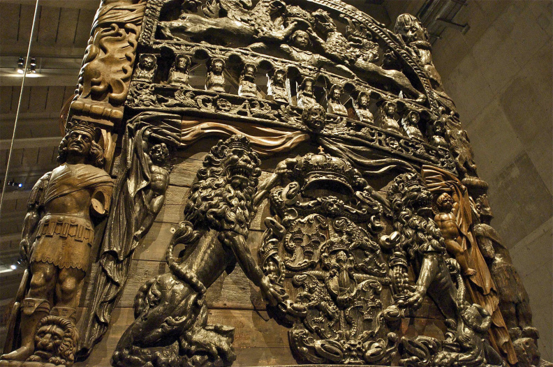 "Vasa" - a Swedish warship that sank in Stockholm harbor on its maiden voyage in 1628. It was recovered intact in 1961