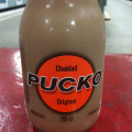 Not the most reassuring-sounding name for chocolate milk, but it actually tasted quite good 