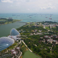 'Gardens by the Bay' (from the top of the 'Marina Bay Sands' hotel)