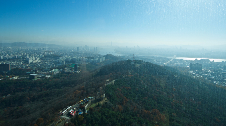 Southern Seoul from N Seoul Tower