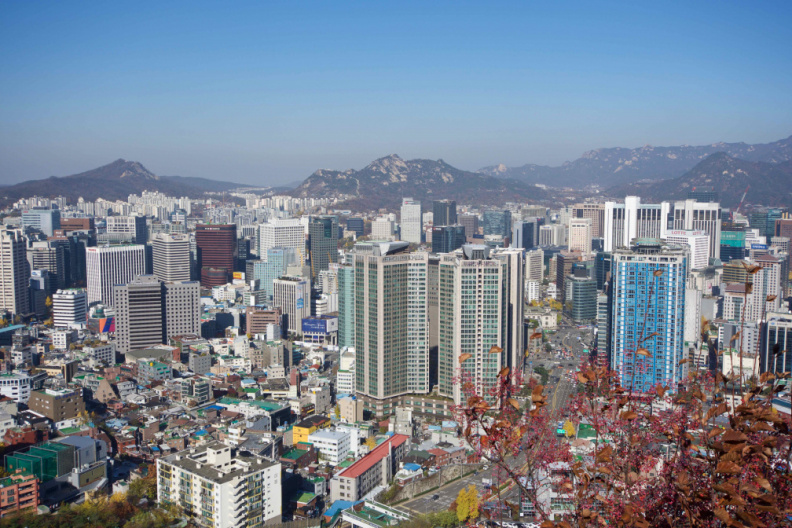 Central Seoul from N Seoul Tower