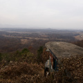 Looking into North Korea from the Dora Observatory, in the South Korean DMZ
