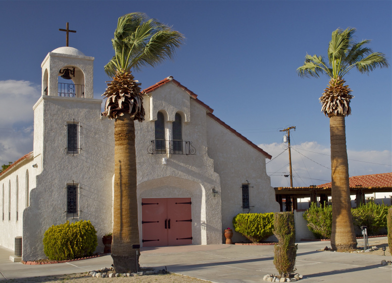 A church in Twentynine Palms, California