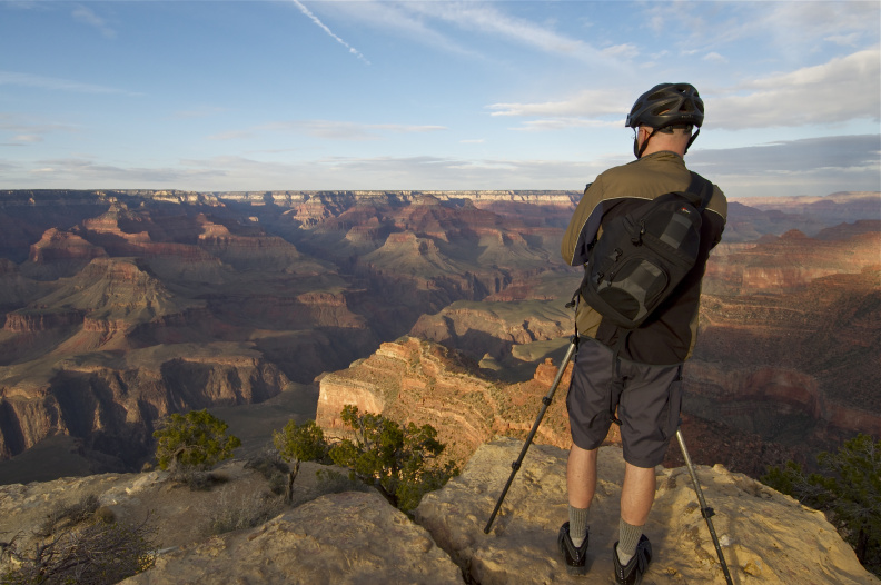 "The Photographer" - Ross Finlayson photographing Dave Oare photographing the Grand Canyon