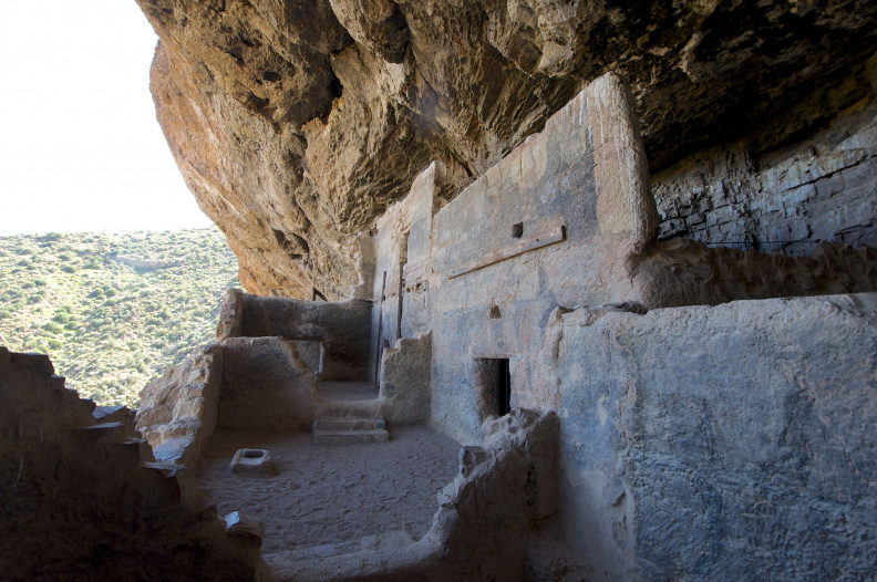 Ancient cliff dwellings, Tonto National Monument, Arizona