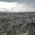 Hot air ballooning above Cappadocia
