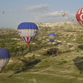 Hot air ballooning above Cappadocia
